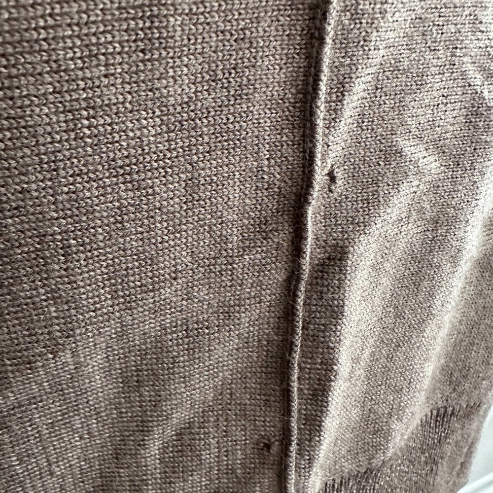 Tahari 100% Extrafine Merino Wool Cowl Neck Sweater Dress Size: Large - Picture 7 of 9
